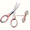 1Pcs Versatile Stainless Steel Folding Scissors - Retractable, Durable, and Portable for Travel,Outdoor & Daily Needs. 