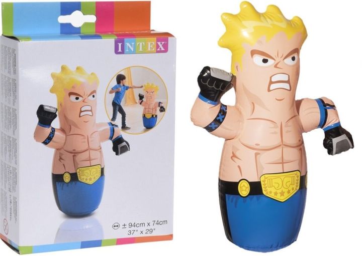 intex bobby Inflatable Boxing wrestling Inflatable Punching Bag Children Games Toy For Boys Girls