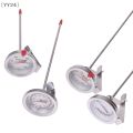 〔YY24〕1 Pc Thermometer Kitchen Tools Probe Thermometer Milk Coffee Food Meat Gauge Stainless Steel Cooking Temperature Meter. 