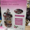 360 Rotating Large Size Acrylic Diamond Shape Cosmetics/Jewellery (with Box Packing). 