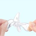 Baby Silicone Nipple Pacifier Teether Soother Round/Flat. 