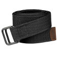 Plus Size 100-190cm Big&Tall Mens Double Ring Buckle Cotton Canvas Cloth Fabric Belts Web Black Waist Jeans. 