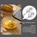 Handheld Electric Egg Beater, Household Automatic Mixer, Handheld Food Cake Bread Baking Dough Mixer, 7-speed Cream Blender. 