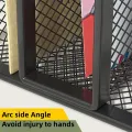Papers Trays Notebook Stand Rack Desk 3-layer Black Metal Iron Mesh Holder for Magazine Document File Book Rack Organizer Office. 