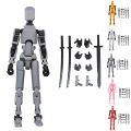 Multi-jointed Movable Robot 2.0 3d Printed Mannequin Toy Lucky 13 Dummy Action Figures Game Birthday Gifts for Toys Gifts. 