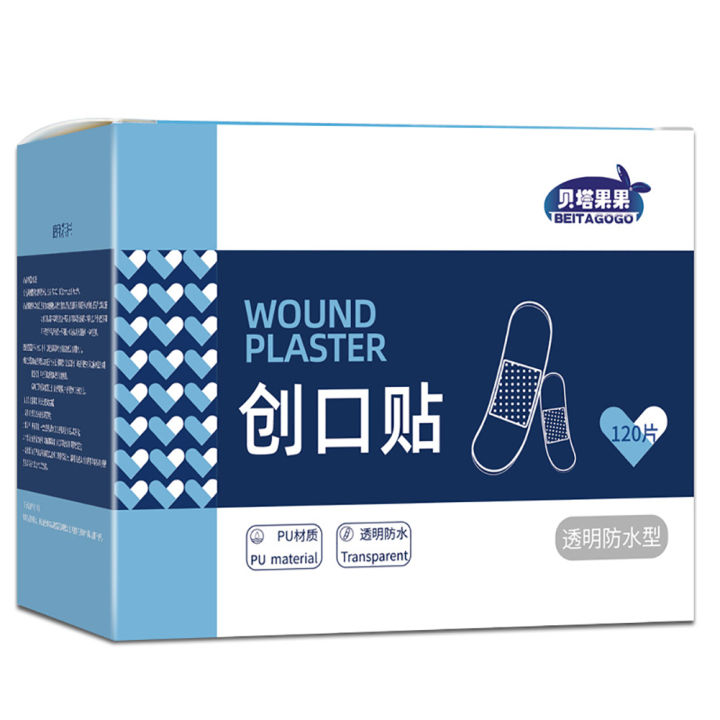 50/120Pcs%20Waterproof%20Band-Aid%20Wound%20Dressing%20Medical%20Transparent%20Hemostatic%20Tape%20for%20Swimming%20Bath%20Wound%20Care%20Protect%20First%20Aid%20-%20Image%202