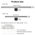 Eye-Care Desk Lamp 50cm LED Computer PC Monitor Screen Light Bar Stepless Dimming Reading USB Powered Hanging Table Lamp. 