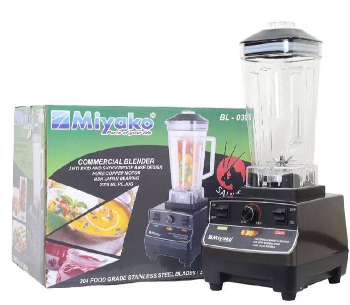 Miyako commercial blender BL 039CM 2200WATT