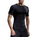 Summer Men Running T Shirt Sportswear Male Elastic T-shirt Gym Fitness Tops Tee Athletic Tights Sport Compression T Shirt Men. 