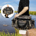 New Large Capacity Fishing Tackle Bag Waterproof Fishing Tackle Storage Bag Case Outdoor Travel Hunting Shoulder Bag Pack.