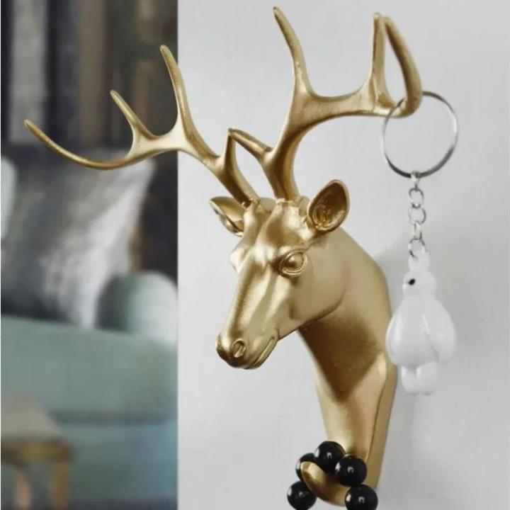 New%20Animal%20Head%20Rack%20Coat%20Caps%20Wall%20Hanger%20Horse%20Giraffe%20Elk%20Elephant%20Hooks%20Decorative%20Decor%20Bathroom%20Accessories%20-%20Image%204