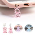 Cute Kawaii Phone Dust Plug Charm Acrylic Bear Jack Dust Protection Stopper Anti Dust Cap Charge Port Plug For Phone. 