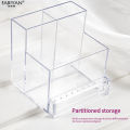 ABS Transparent Acrylic Nail Tools Organizer Boxes Nail Drill Machine Storage Box Polishing Head Display Case Nails Supplies. 