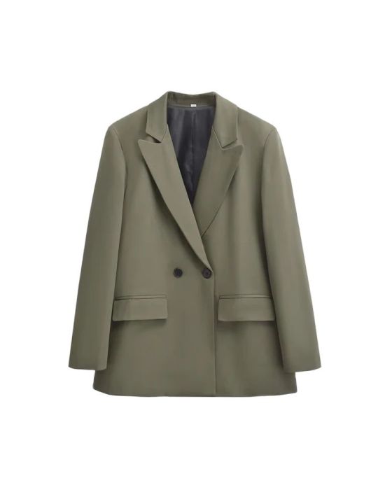 Women's%20Double%20Breasted%20Office%20Wear%20Blazer%20Coat,%20Long%20Sleeve,%20Flap%20Pockets,%20Female%20Outerwear,%20Chic%20Tops,%20Fashion%20-%20Image%205