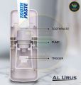 Automatic Vacuum Toothpaste Dispenser Color with Detachable 5 Hole Toothbrush Holder. 