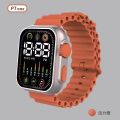 LED electronic watch P7 rose gold marine band fashion digital sports students children LED electronic watch.