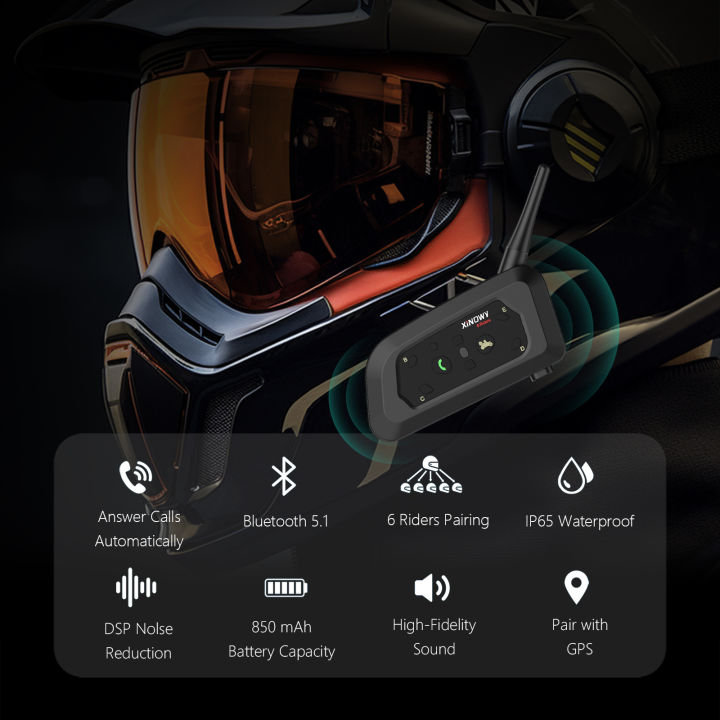 XINOWY%20V6%20PRO%20Motorcycle%20Bluetooth%20Helmet%20Intercom%20Headset%201200M%20Interphone%20Communicator%20for%206%20Riders%20Waterproof%20Music%20Player%20-%20Image%203