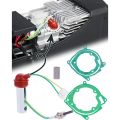 12V Diesel Heater Glow Plug Repair Kit, 9Pcs 2KW 5KW 8KW Chinese Diesel Parking Heater Gasket Ceramic Ignition Plug,. 