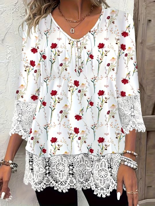 Plus%20Size%20Elegant%20Casual%20Woman%20T-Shirt%20Fashion%20Loose%20T-Shirt%20Woman%20Temperament%20Long%20sleeve%20T-Shirt%20Holiday%20Weekend%20-%20Image%202
