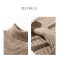Basic Mock Neck Ribbed Sweaters for Women Cute Sexy Knitted Autumn Winter Warm Fitted Fashion Pullover Sweater. 