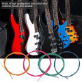 4 Colorful String Electric Bass Strings Set Guitar Strings Set Light Gauge .046 To .100 DIY Stainless Steel Strings Set. 