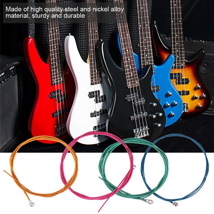 4%20Colorful%20String%20Electric%20Bass%20Strings%20Set%20Guitar%20Strings%20Set%20Light%20Gauge%20.046%20To%20.100%20DIY%20Stainless%20Steel%20Strings%20Set%20-%20Image%203
