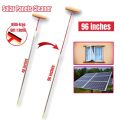 Solar Panels Cleaner with Extendable 9ft Long Rod with Wipe and Sponge with Free Gift 1 Refill. 