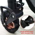 2Pcs Baby Stroller Wheel Cover Dustproof Wheelchair Tire Protector Infant Pushchair Pram Wheel Anti-Dirty Oxford Cloth Case Acce. 