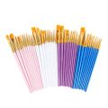 A New Nylon Paintbrush Plastic 10 Piece Set Digital Oil Painting Paintbrush Art Student Line Drawing Brush Gif Good Quality. 