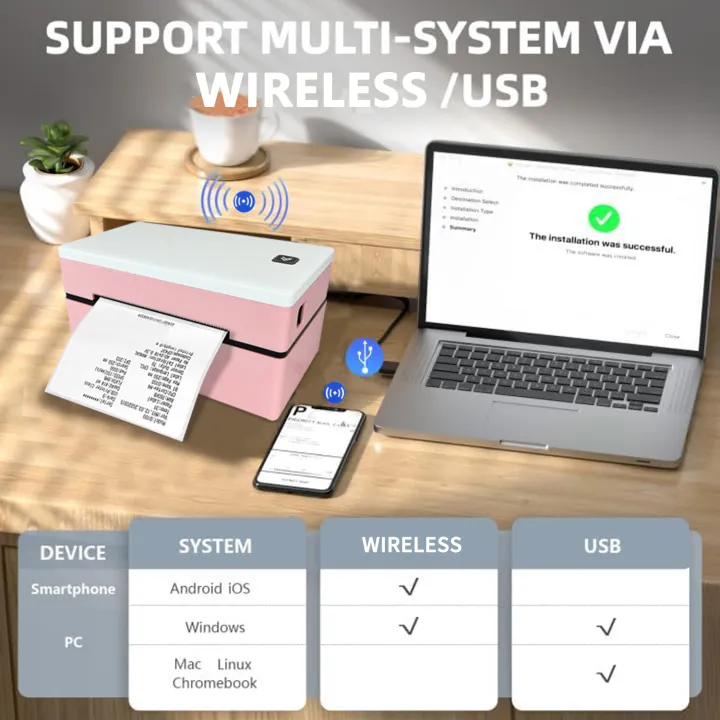 Marklife%20D200%20Bluetooth%20Thermal%20Label%20Printer%20Small%20Shipping%20Label%20Printer%204X6%20inch%20Compatible%20with%20iPhone%20Android%20Mac%20Window%20-%20Image%206