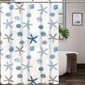 1pc With Pattern Shower Curtain PEVA Waterproof Shower Curtain Bathroom Partition Curtain Bathroom Decoration Accessories. 