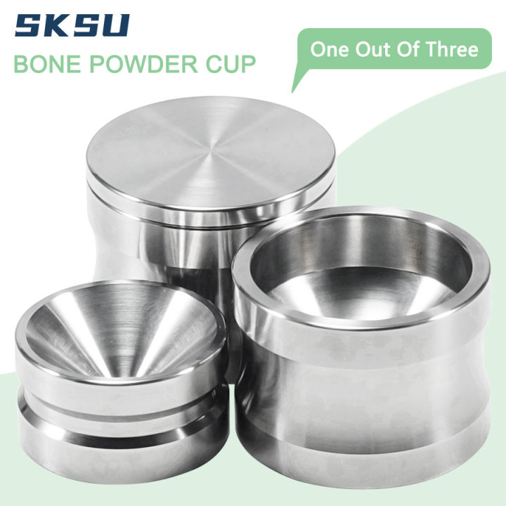 Dental Bone Meal Mixing Bowl Dentistry Implant Instrument Bone Powder Cup Stainless Steel Mixing Bowl Dentist Tools