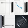 LRVI Single Spring Strength Adjustable Stainless Steel Automatic Closing Door Closer for Home Bedroom Wooden or Metal Door. 
