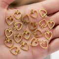 Heart Shape Charms 30pcs — Perfect for Jewelry Making, Bracelets, Earrings & Craft Projects. 