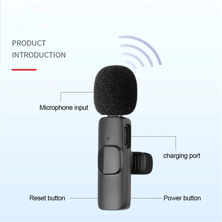 NEW%20Wireless%20Lavalier%20Microphone%20Audio%20Video%20Recording%20Mini%20Mic%20For%20iPhone%20Android%20Laptop%20Live%20Gaming%20Mobile%20Phone%20Microphone%20-%20Image%208