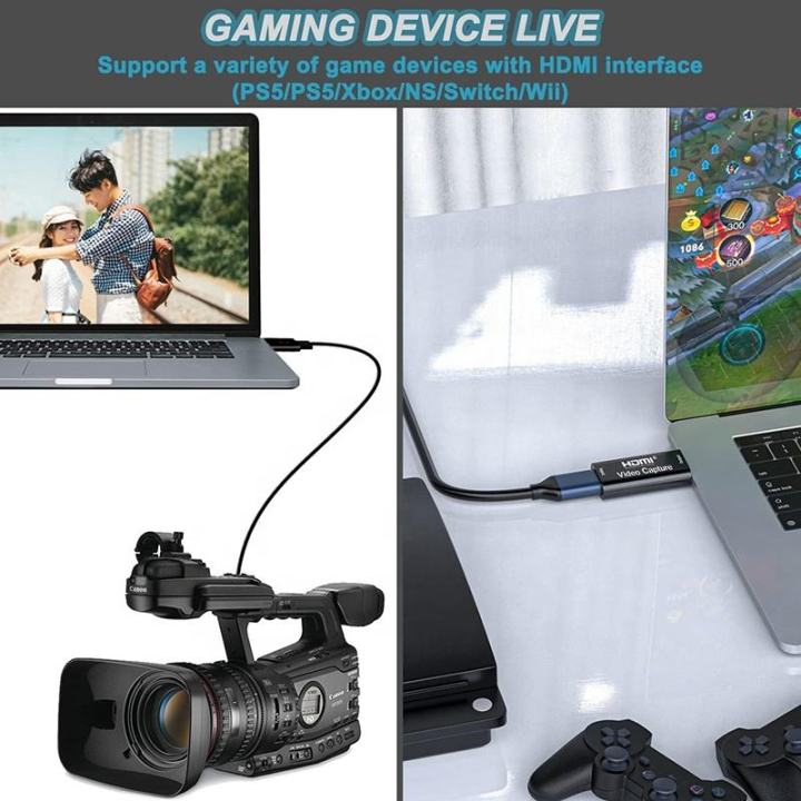 1080p%20HDMI%20USB%20Capture%20Device-0Video%20Recording,Seamless%20Streaming,Perfect%20for%20Gaming%20&%20Conferencing.Compatible%20with%20Mac%20&PC%20-%20Image%202
