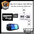 PSP micro SD card to Memory Stick PRO Duo PSP (Micro SD PSP adapter)(Micro SD adaptor). 