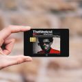 The Weeknd After Hours Fashion Waterproof Scratch Pattern New Stickers Decoration 4 PCS Card Cover. 