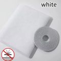 Summer Self-adhesive Thickened Mosquito Proof Window Screen Mesh Easy DIY with Velcro Polyester Household Indoor Protective Net. 