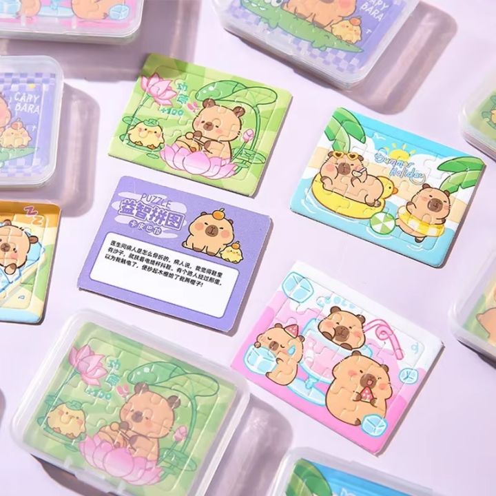 Capybara%20Jigsaw%20Puzzle%20Cartoon%20Animal%20Educational%20Paper%20Toy%20for%20Kids%20School%20Party%20Favor%20Halloween%20%20Christmas%20%20Decoration%20-%20Image%202