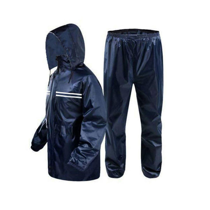 Men's Waterproof Raincoat Set – Jacket, Pants & Carry Bag