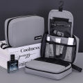 Men Foldable Toiletry Bag Travel Business Layered Multiple Pockets Cosmetic Makeup Cases Male Hanging Storage Organizer Wash Bag. 