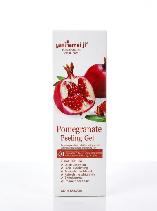 Yan Namei Ji Pure Natural Clean Care Pomegranate Peeling Gel Removing Dead Skin Cells, Controlling Sebum, Eliminating Blackheads, Made In P.R.C