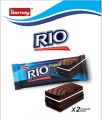 (24 pcs) Dornay Rio Sponge Cake With Chocolate Cream. 