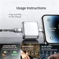 Smart Auto Stop Full Charging Adapter Overcharge Protection – AI Powered Auto Eject USB-C for Smartphone,Laptop Tablet.