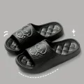 Cute Couple Pillow Slippers Female Summer Wear 2024 New Bathroom Bath Non-slip Indoor Home Eva Thick Bottom Sandals. 