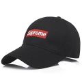 Mens Black Cap with Red Box Logo | Cap for Men. 