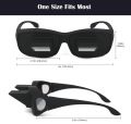 Lazy Glasses Bed Prism, Horizontal Glasses, Horizontal Mirror, Lazy Reader Glasses Lie Down For Reading/Watching Tv. 