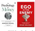 2 books SAT EGO IS THE ENEMY & THE PSYCHOLOGY OF MONEY. 