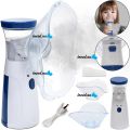Portable Mesh Nebulizer | Quiet & Efficient Nebulizer for Asthma, COPD, & Respiratory Issues | Battery/USB Powered. 